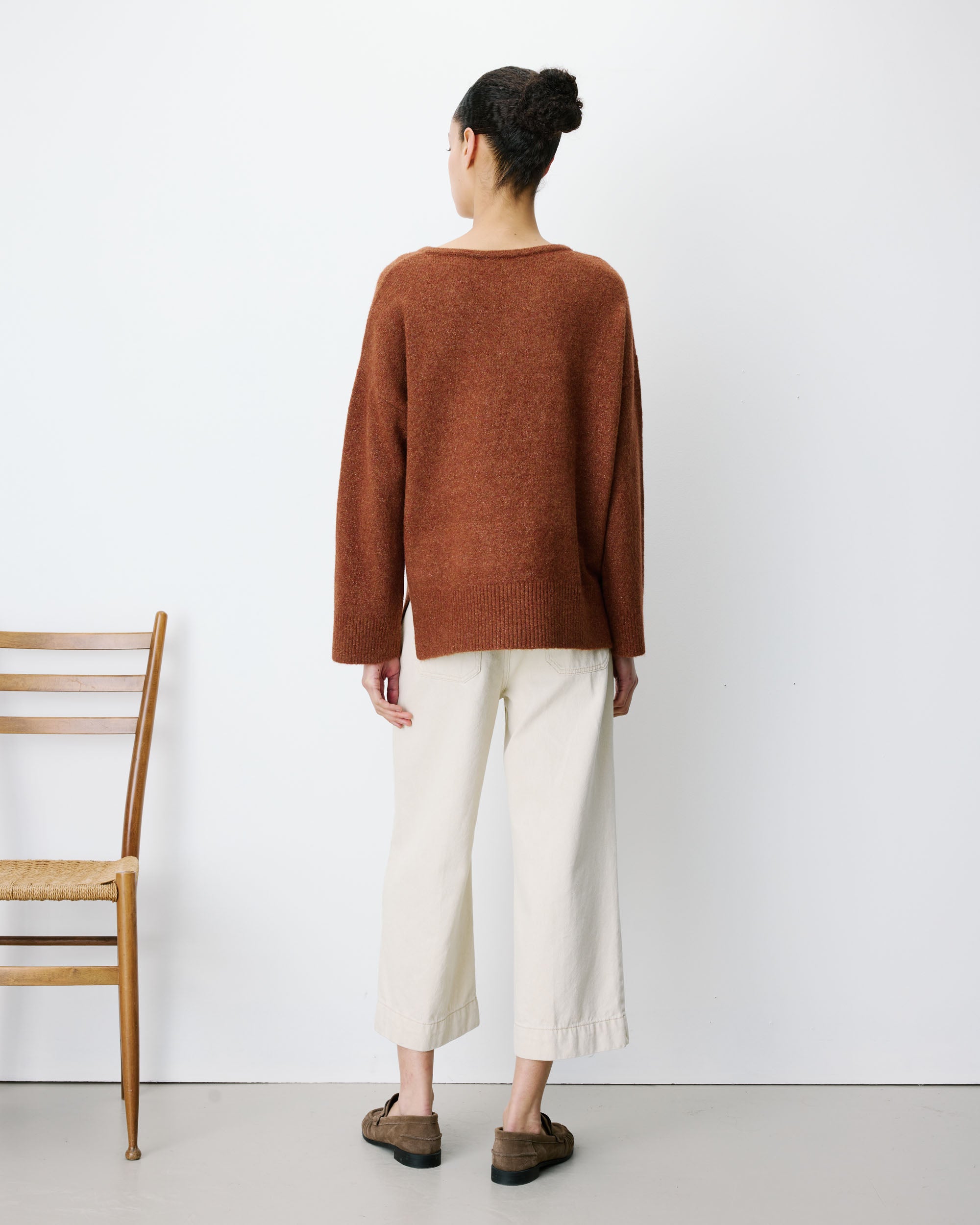 Jersey de punto lurex coffee Salvador