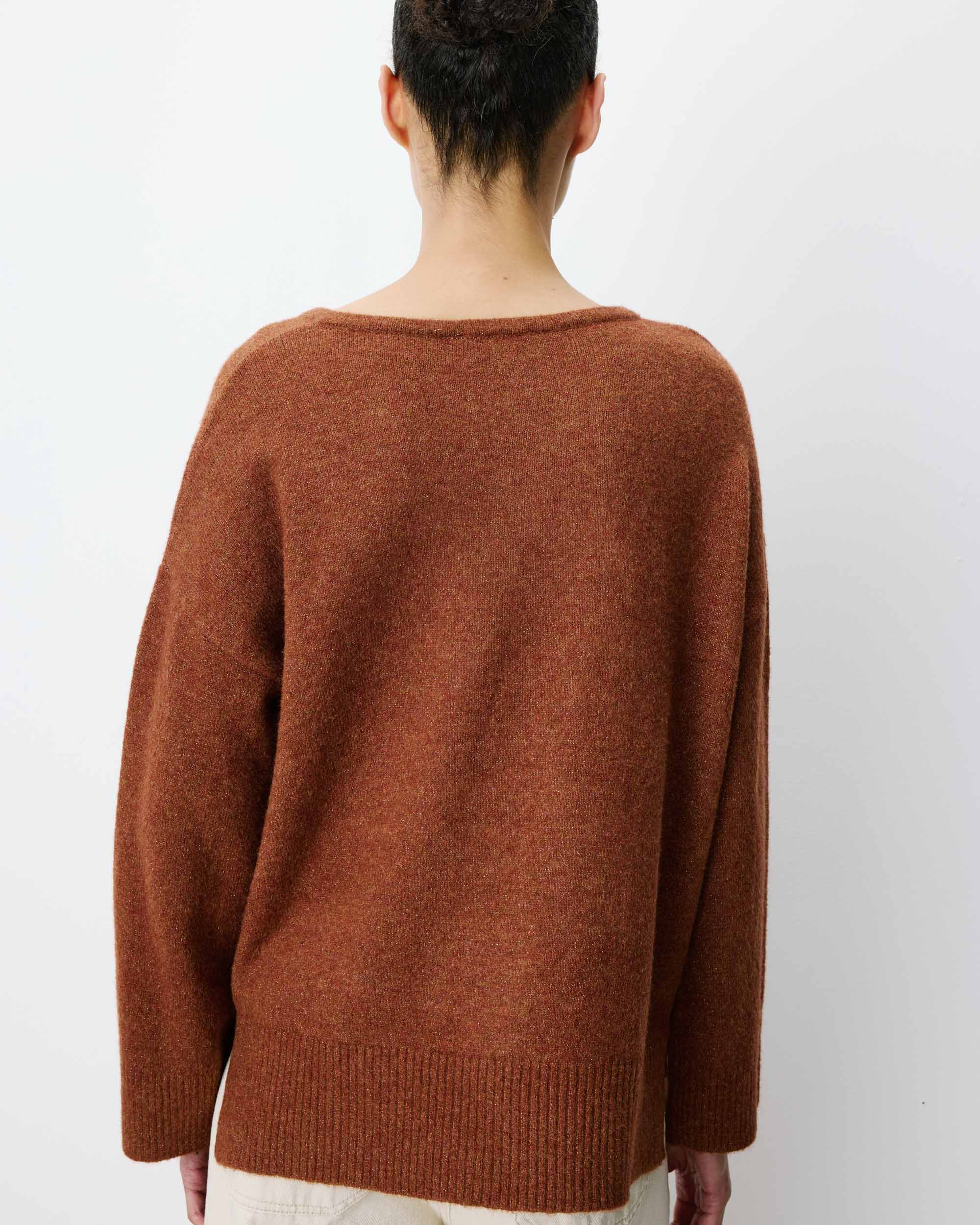 Jersey de punto lurex coffee Salvador