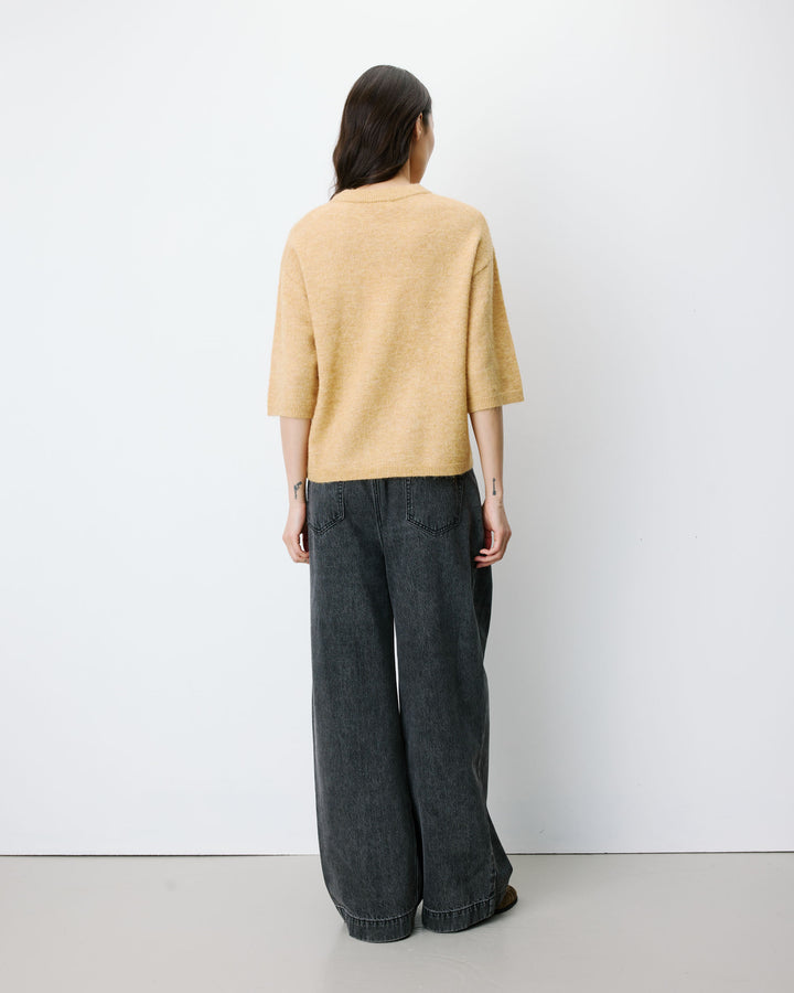 Jersey de manga 3/4 ocre Asher