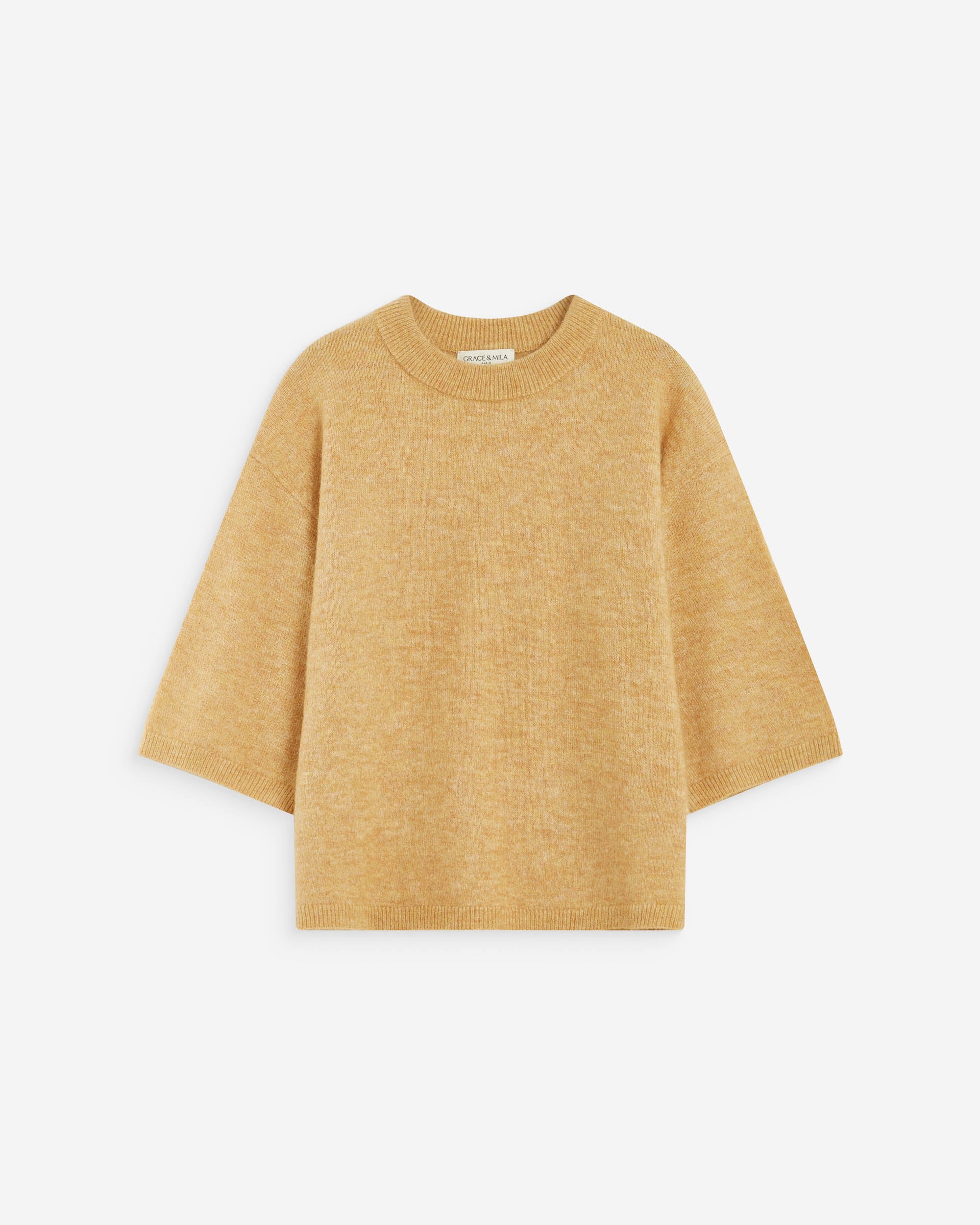 Jersey de manga 3/4 ocre Asher