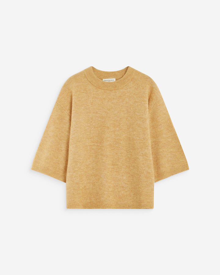Jersey de manga 3/4 ocre Asher