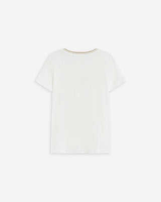 Camiseta de manga corta ivoire Aurelien