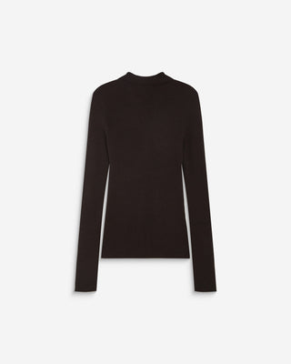 Jersey de punto cuello polo chocolat Angelo