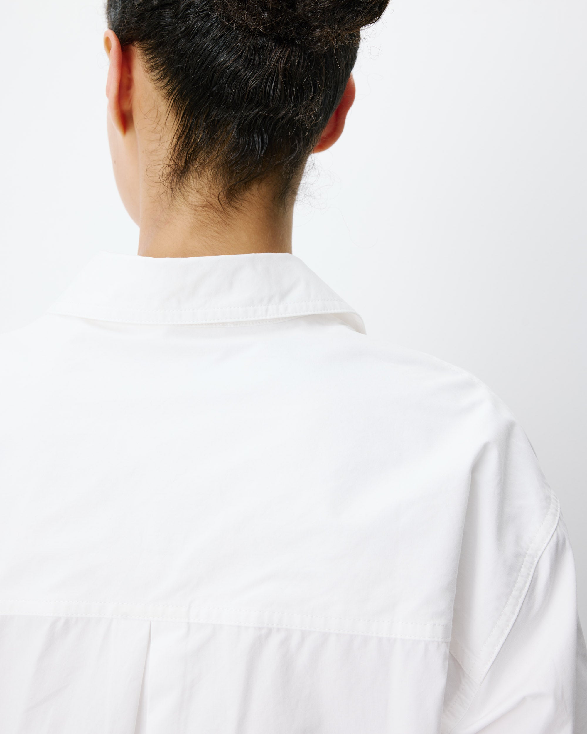 Camisa corta ivoire Azelle