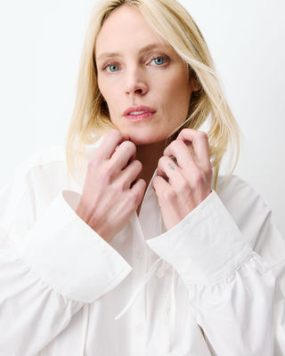 Camisa oversize de algodón ivoire Armelle
