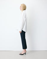 Camisa oversize de algodón ivoire Armelle