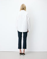 Camisa oversize de algodón ivoire Armelle