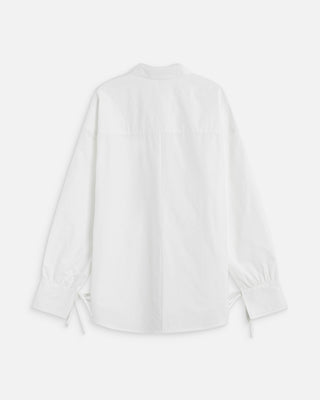 Camisa oversize de algodón ivoire Armelle