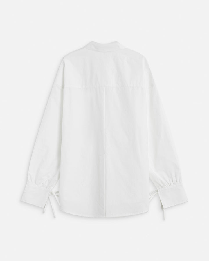 Camisa oversize de algodón ivoire Armelle