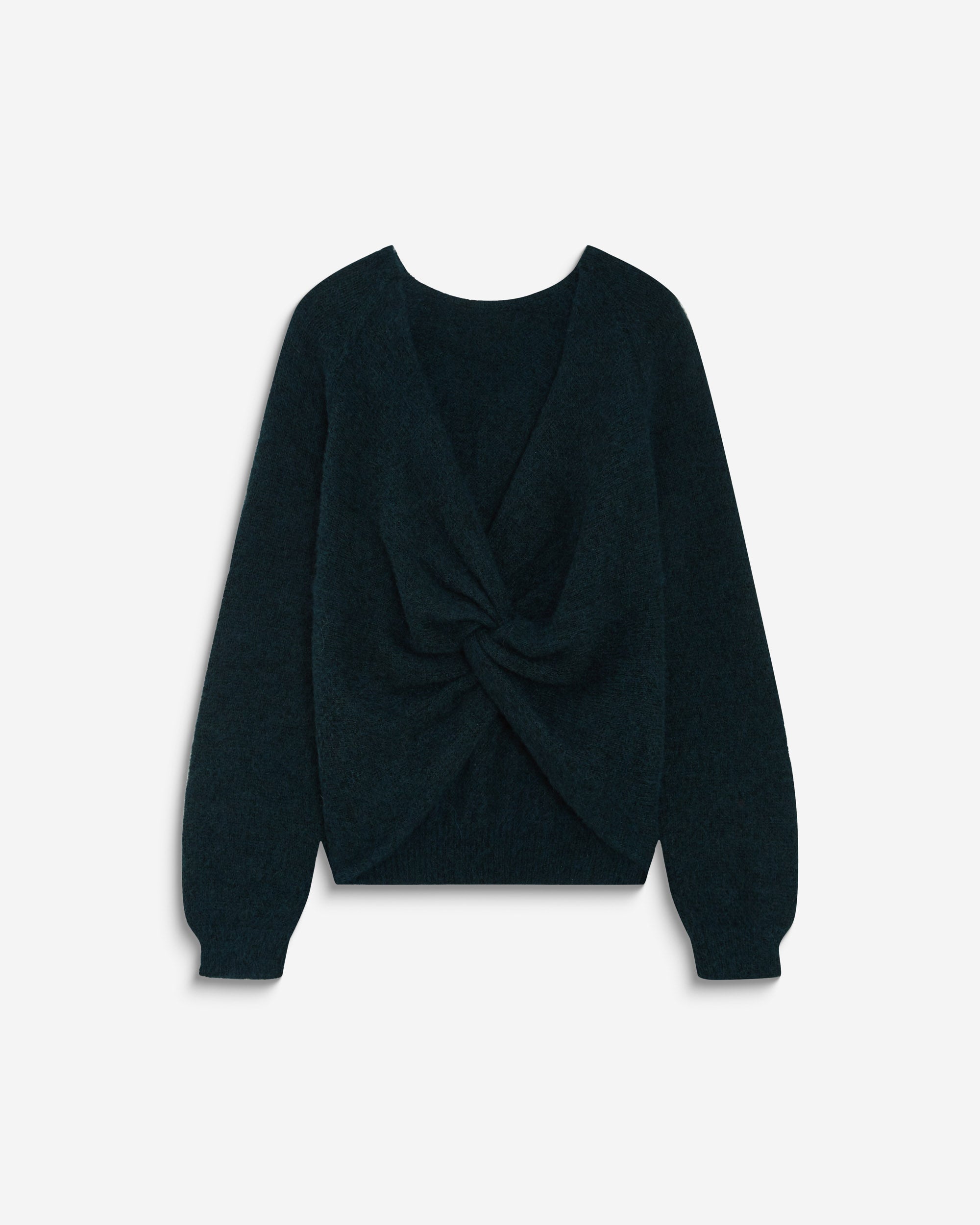 Backless knit sweater emeraude Anthemis