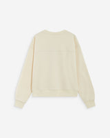 Relaxed slogan sweatshirt ecru Amery
