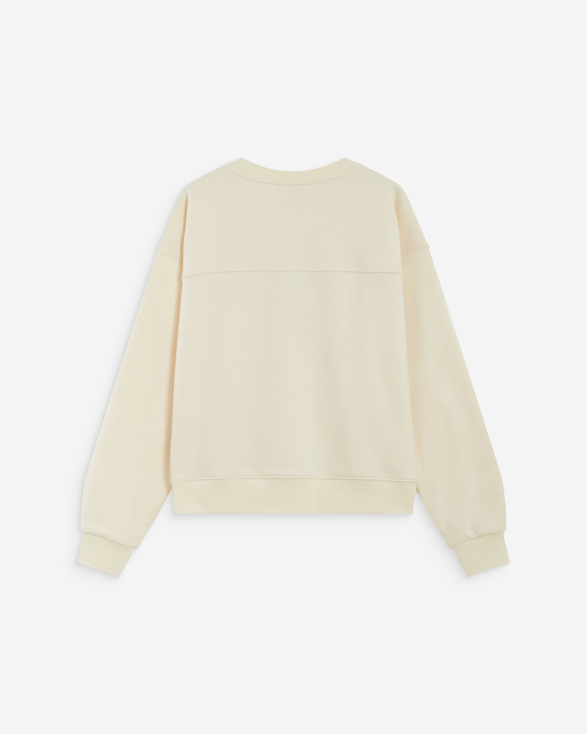 Relaxed slogan sweatshirt ecru Amery