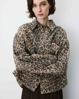 Printed denim shirt leo Adriana