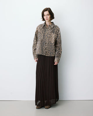 Printed denim shirt leo Adriana