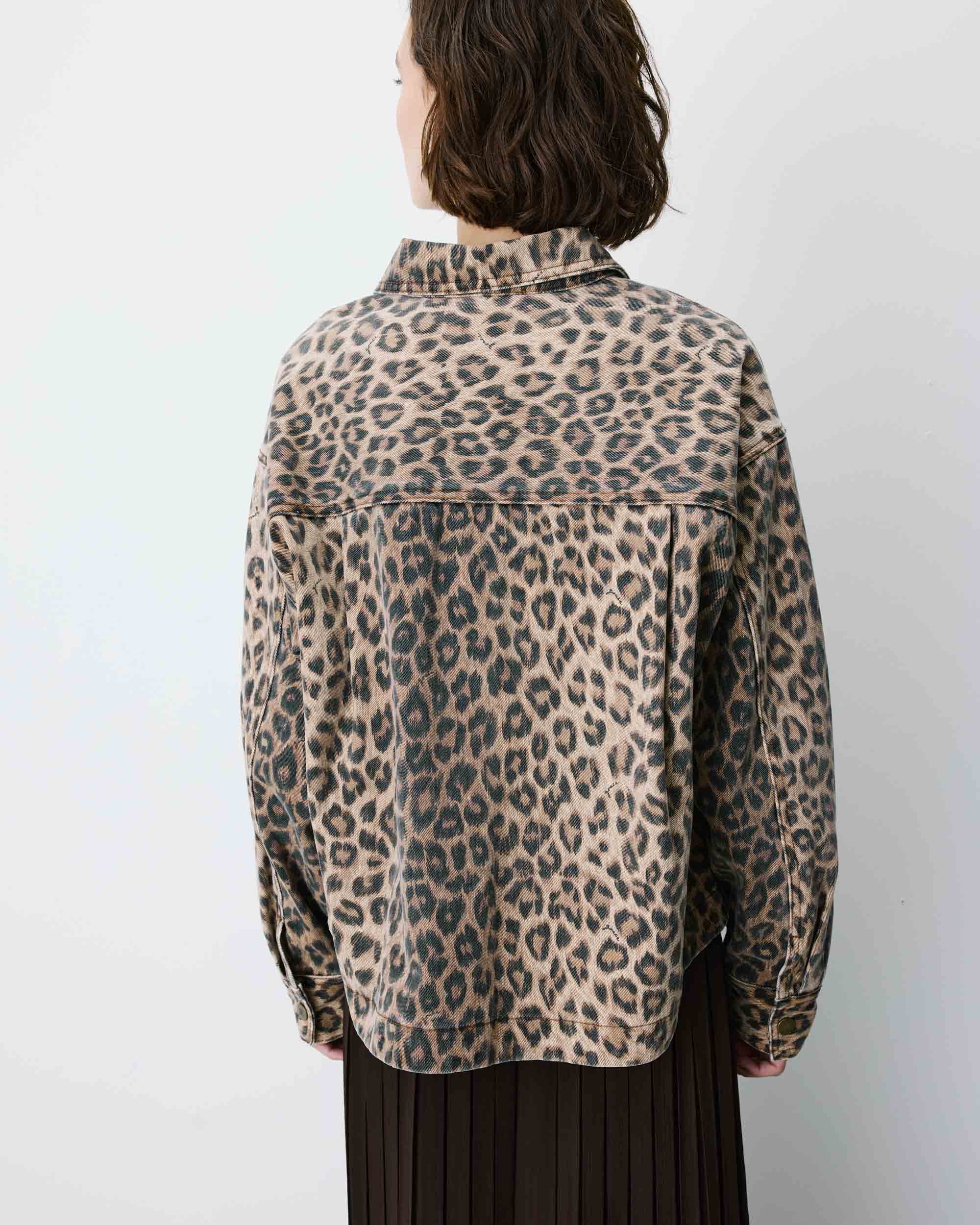 Printed denim shirt leo Adriana