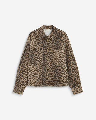 Printed denim shirt leo Adriana