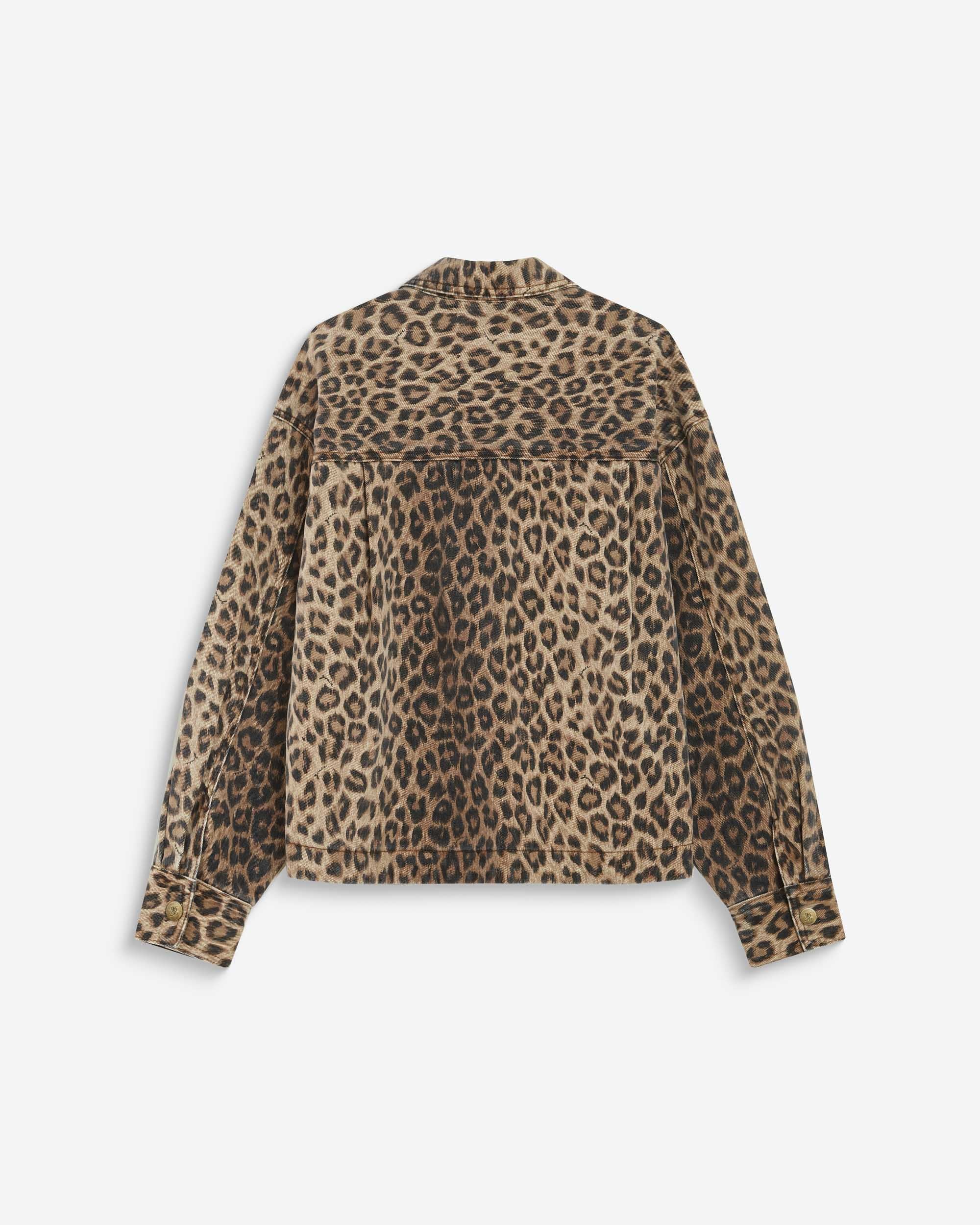 Printed denim shirt leo Adriana