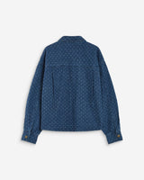 Camisa de denim estampada mediumblue Adriana