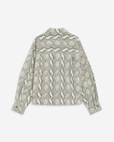 Printed denim shirt python Adriana