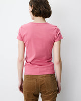 Camiseta cuello redondo con texto blush Amoris