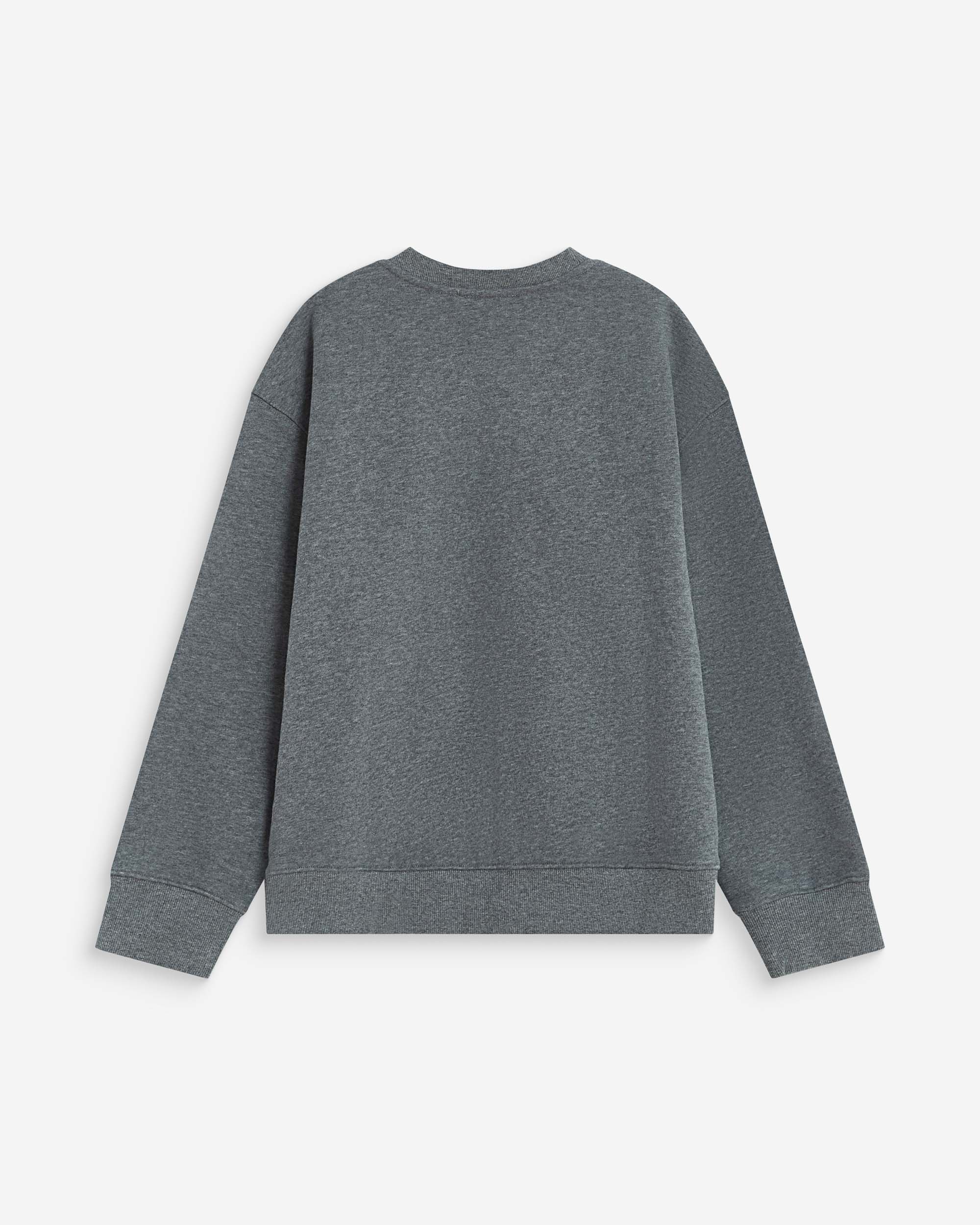 Sweat ample col rond à inscription anthracite Armandio