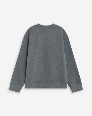 Sweat ample col rond à inscription anthracite Armandio