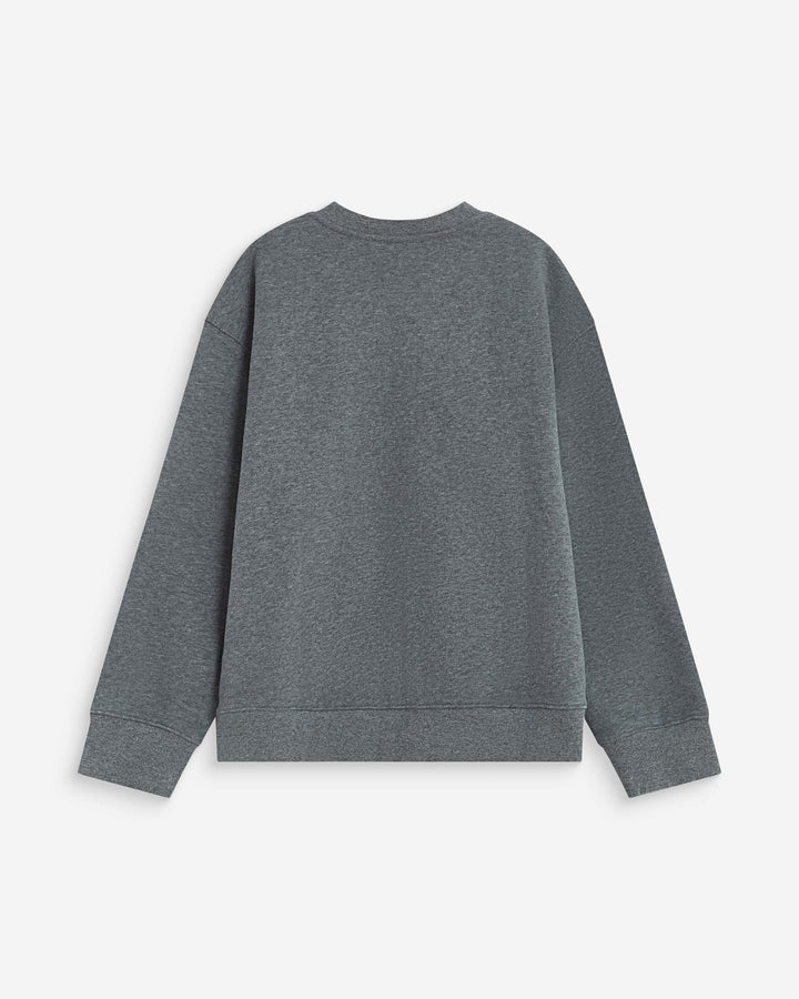 Sweat ample col rond à inscription anthracite Armandio