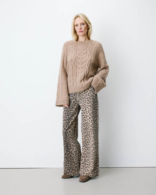 Sweater with back knot beige Arcelin