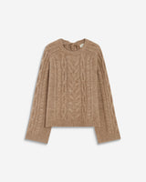 Sweater with back knot beige Arcelin
