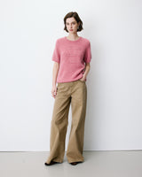 Jersey con mensaje bordado blush Austyn