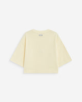 Camiseta corta de algodón vanille Arvel