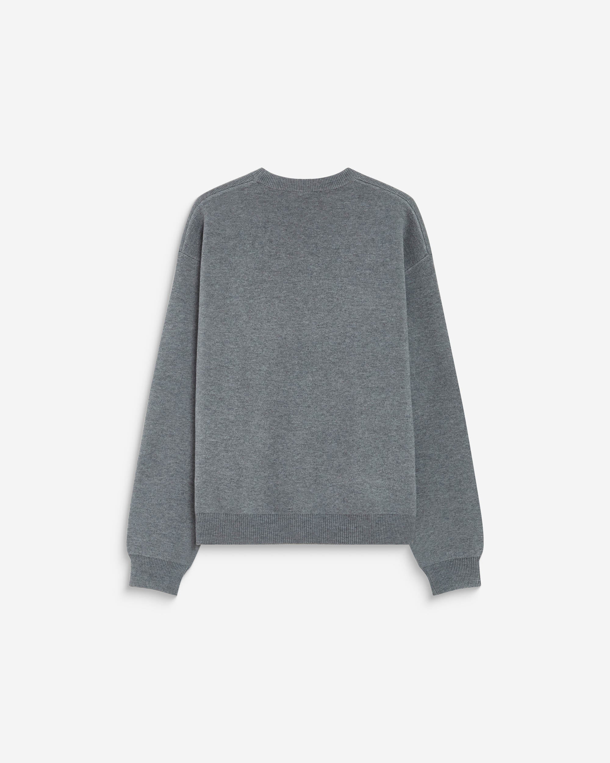 Sudadera con logo universitario bordado gris Ashford
