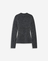 Peplum knit sweater anthracite Alvar