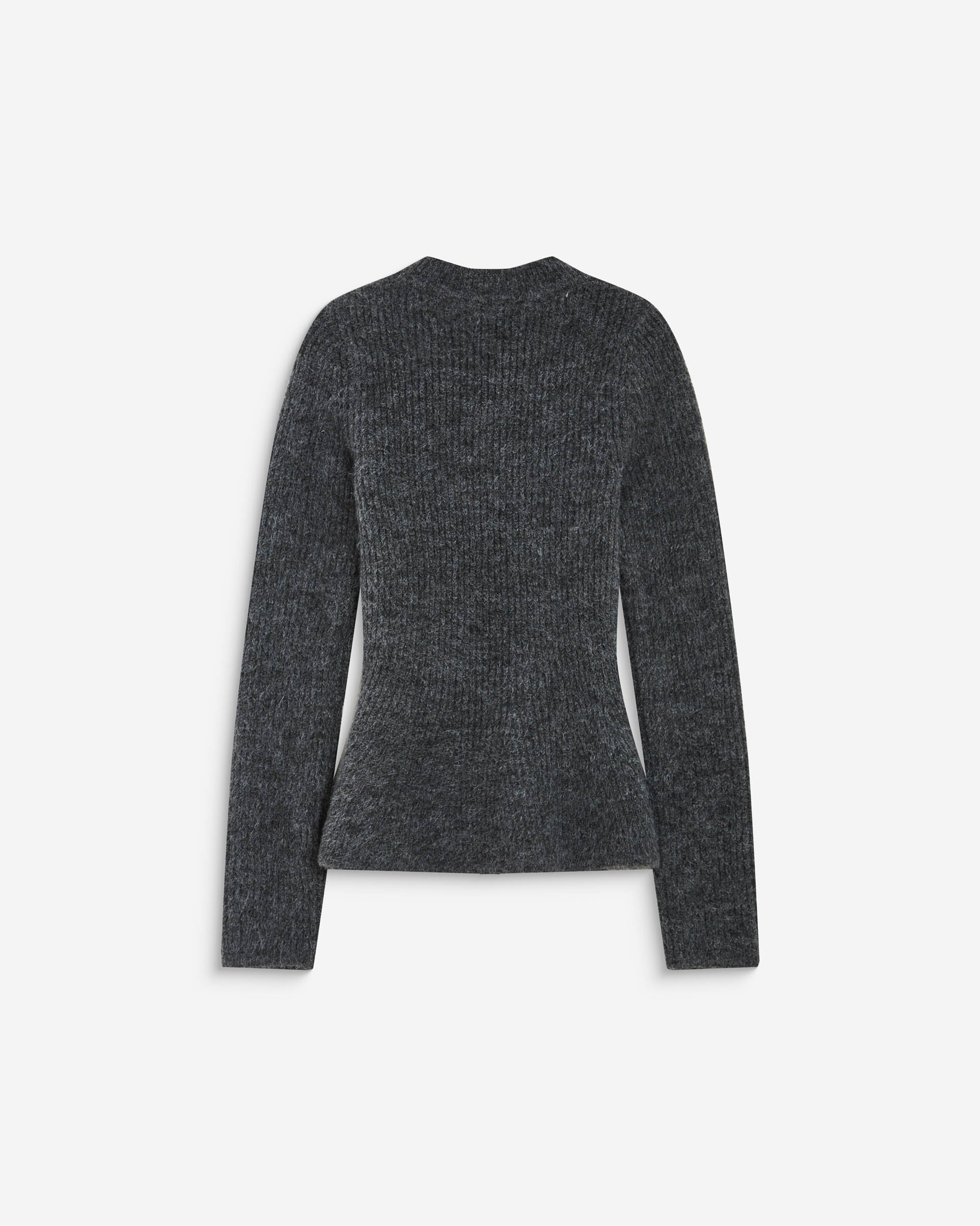 Peplum knit sweater anthracite Alvar