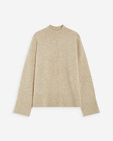 Jersey de punto cuello alto sable Adelice