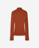 Jersey ajustado cuello alto coffee Alfred
