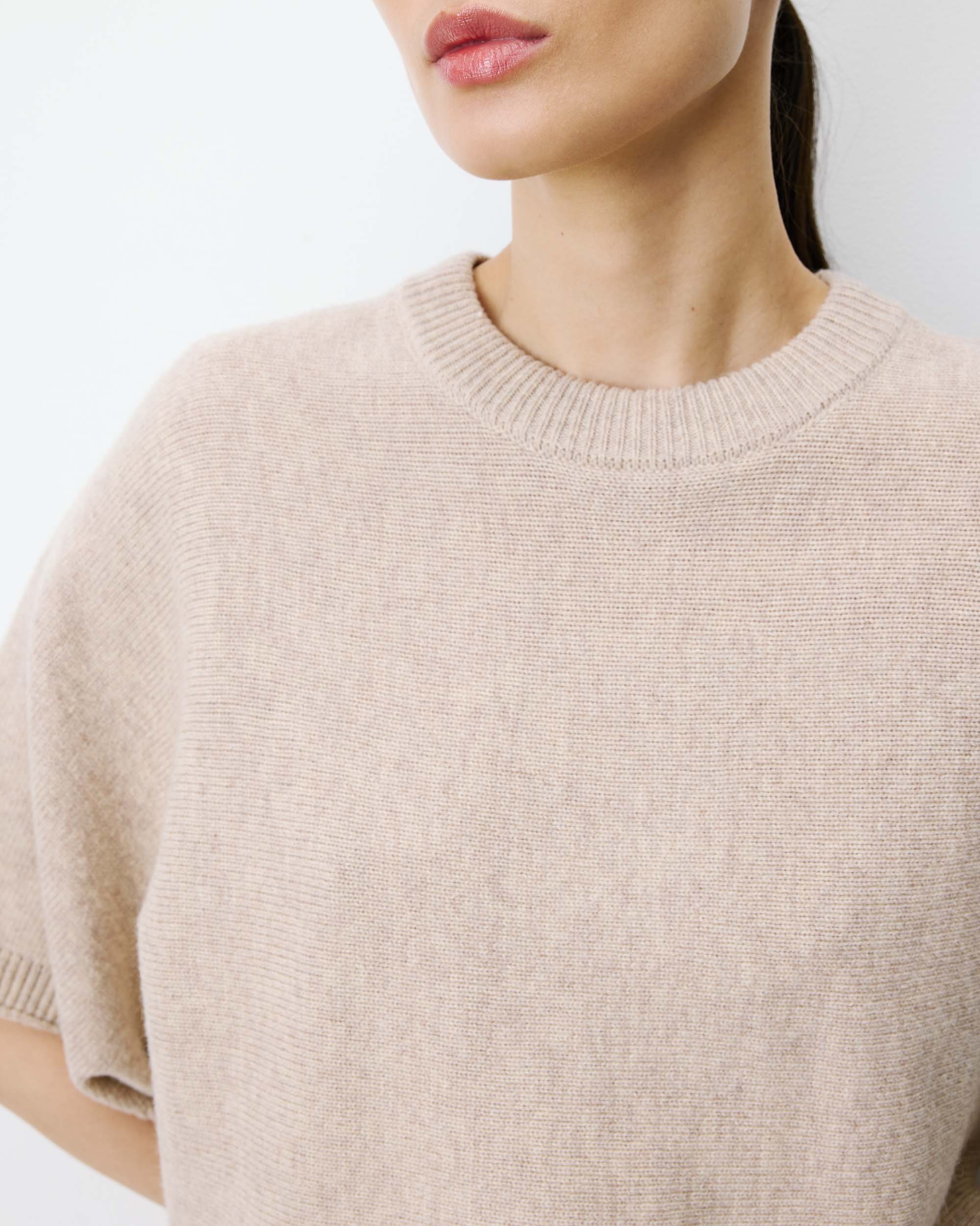 Kimono sleeve sweater beige Almus