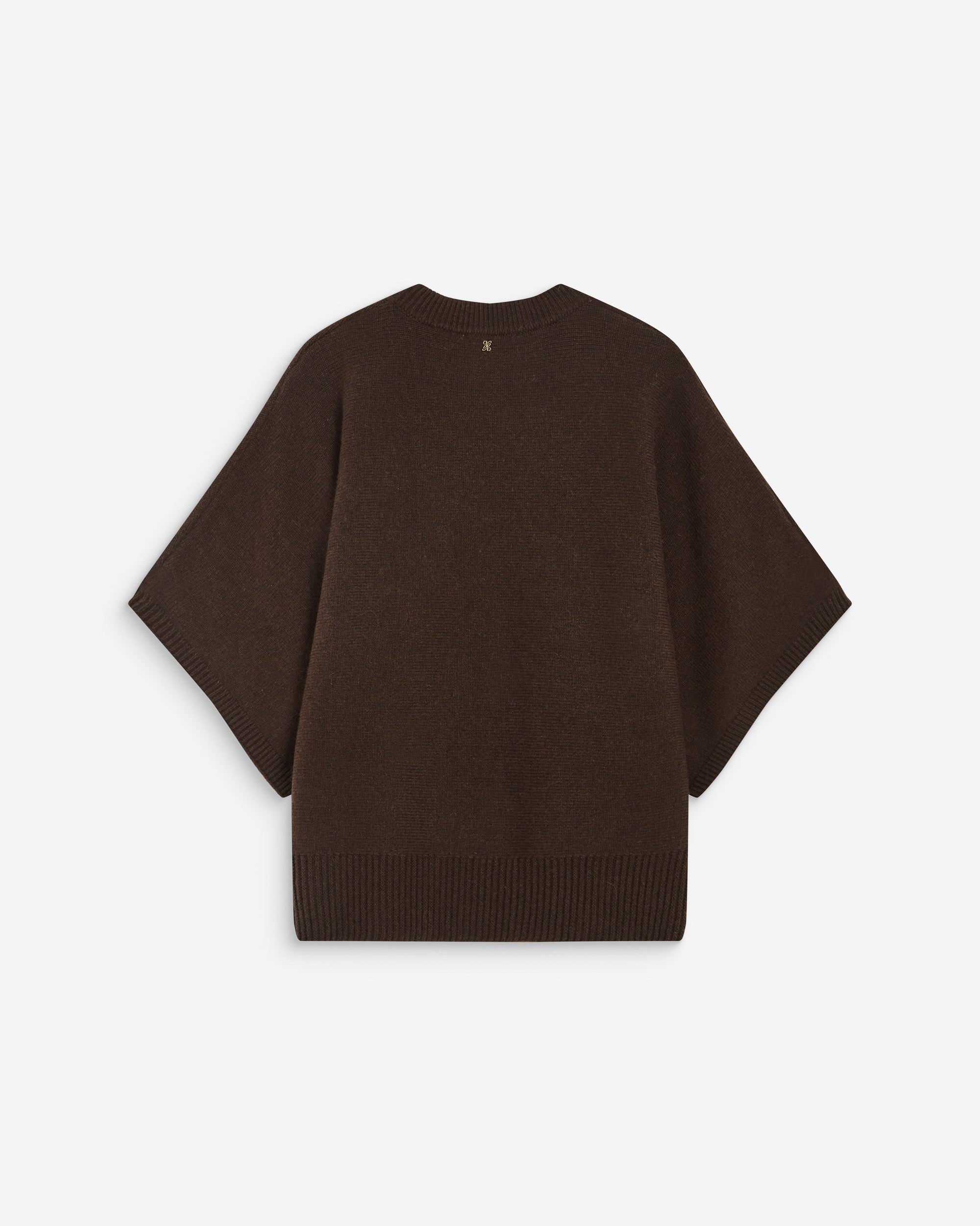 Kimono sleeve sweater chocolat Almus