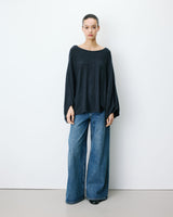 Jersey poncho cuello barco anthracite Adela