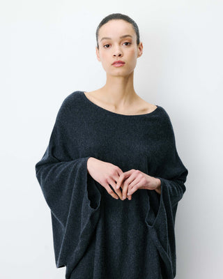 Jersey poncho cuello barco anthracite Adela