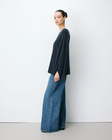 Jersey poncho cuello barco anthracite Adela