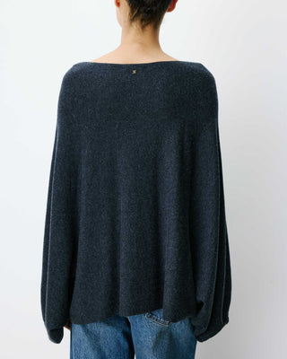 Jersey poncho cuello barco anthracite Adela
