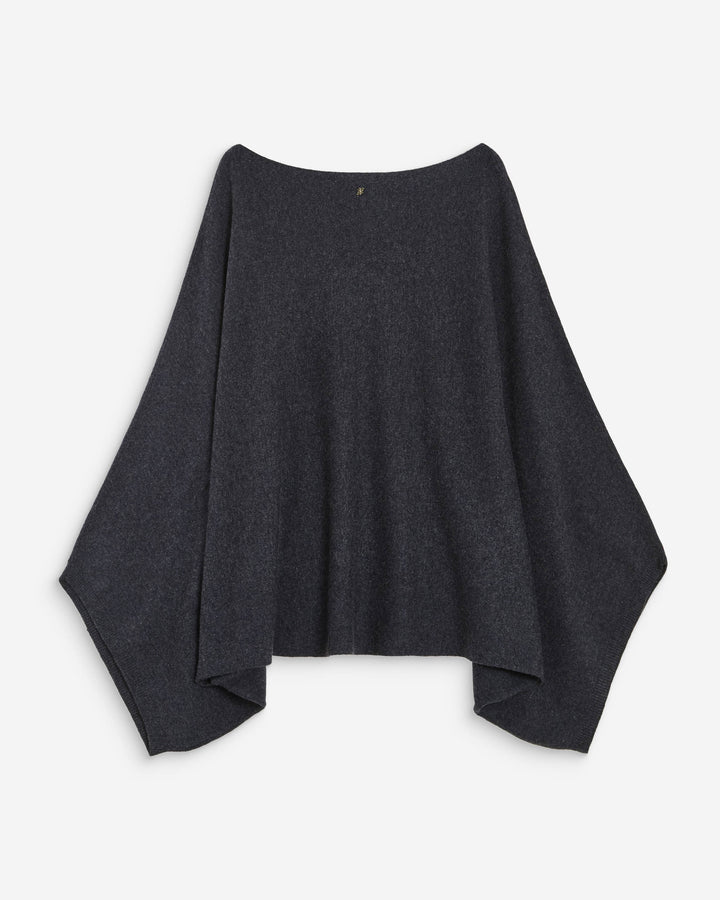 Jersey poncho cuello barco anthracite Adela