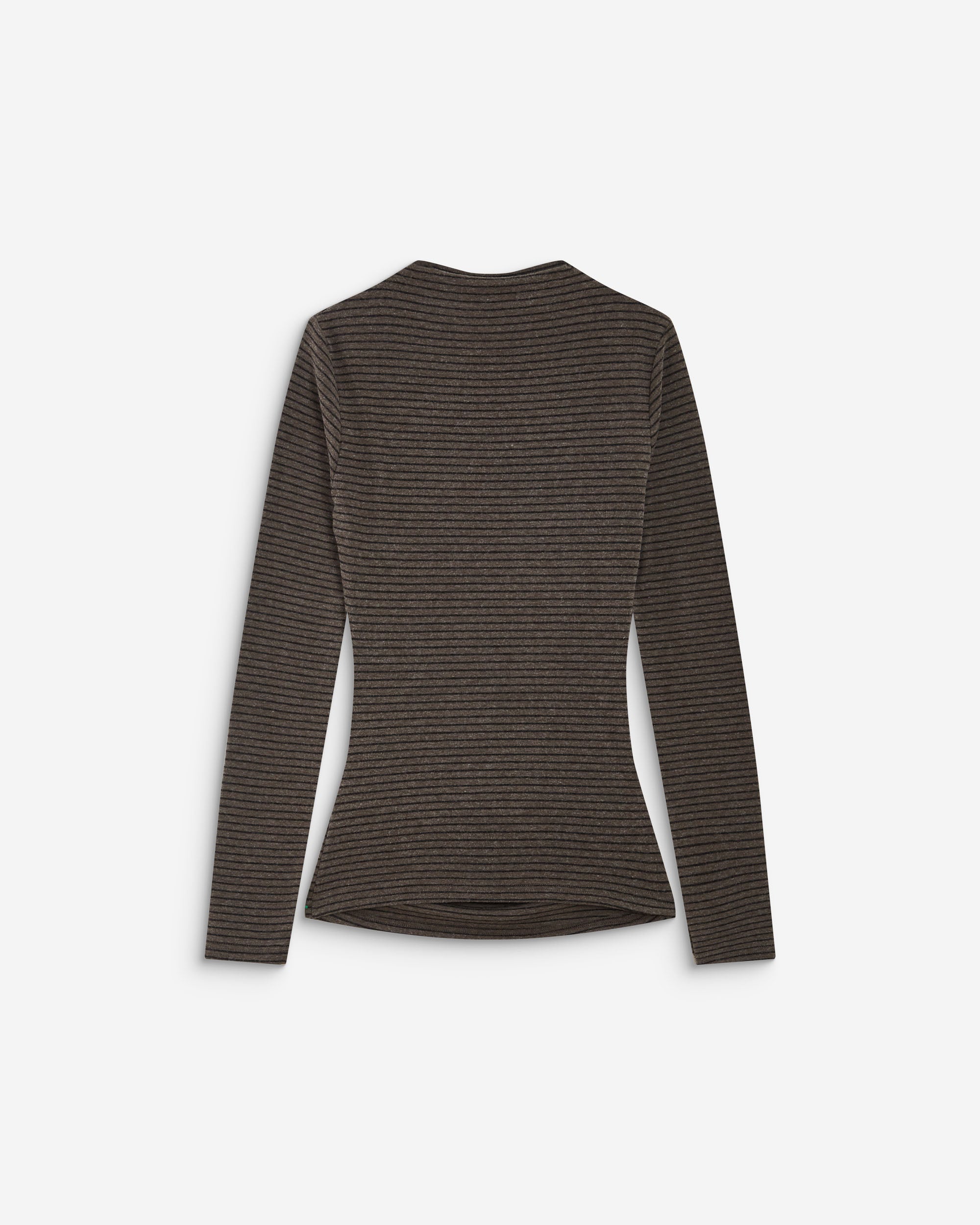 Top rayé taille froncée manches longues anthracite Aralee
