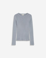 Fine-knit lurex sweater ciel Abbott
