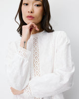 Broderie anglaise blouse ivoire Abigail