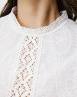 Broderie anglaise blouse ivoire Abigail