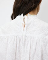 Broderie anglaise blouse ivoire Abigail