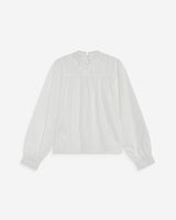 Broderie anglaise blouse ivoire Abigail
