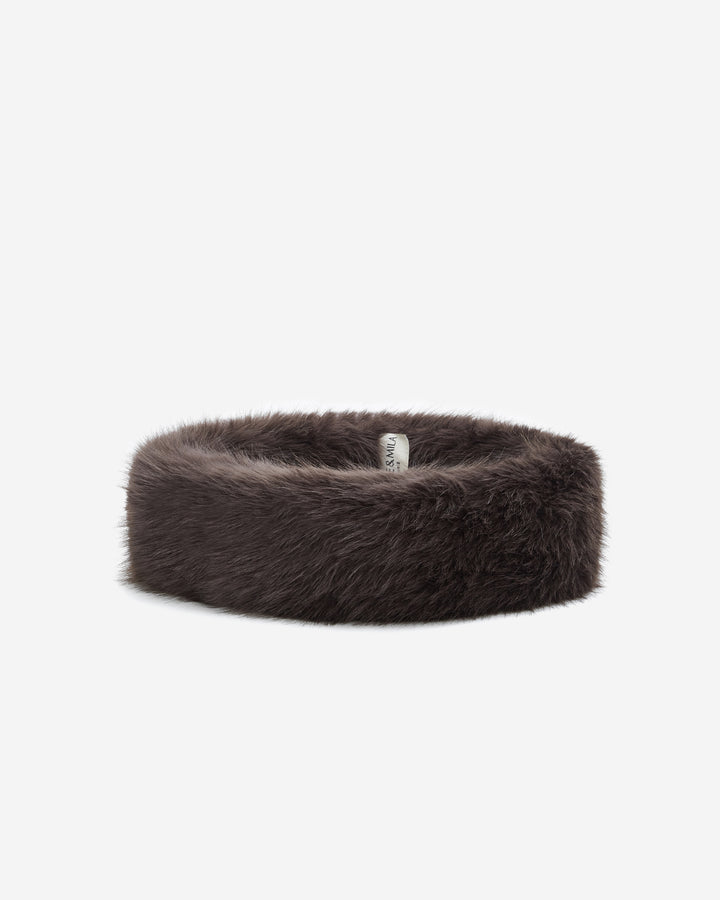 Diadema pelo sintético chocolat Bambi